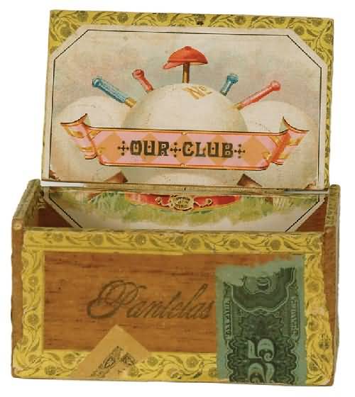 1883 Our Club Cigar Box